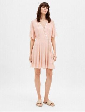 House Of Dagmar Wrap-Style Mini Dress